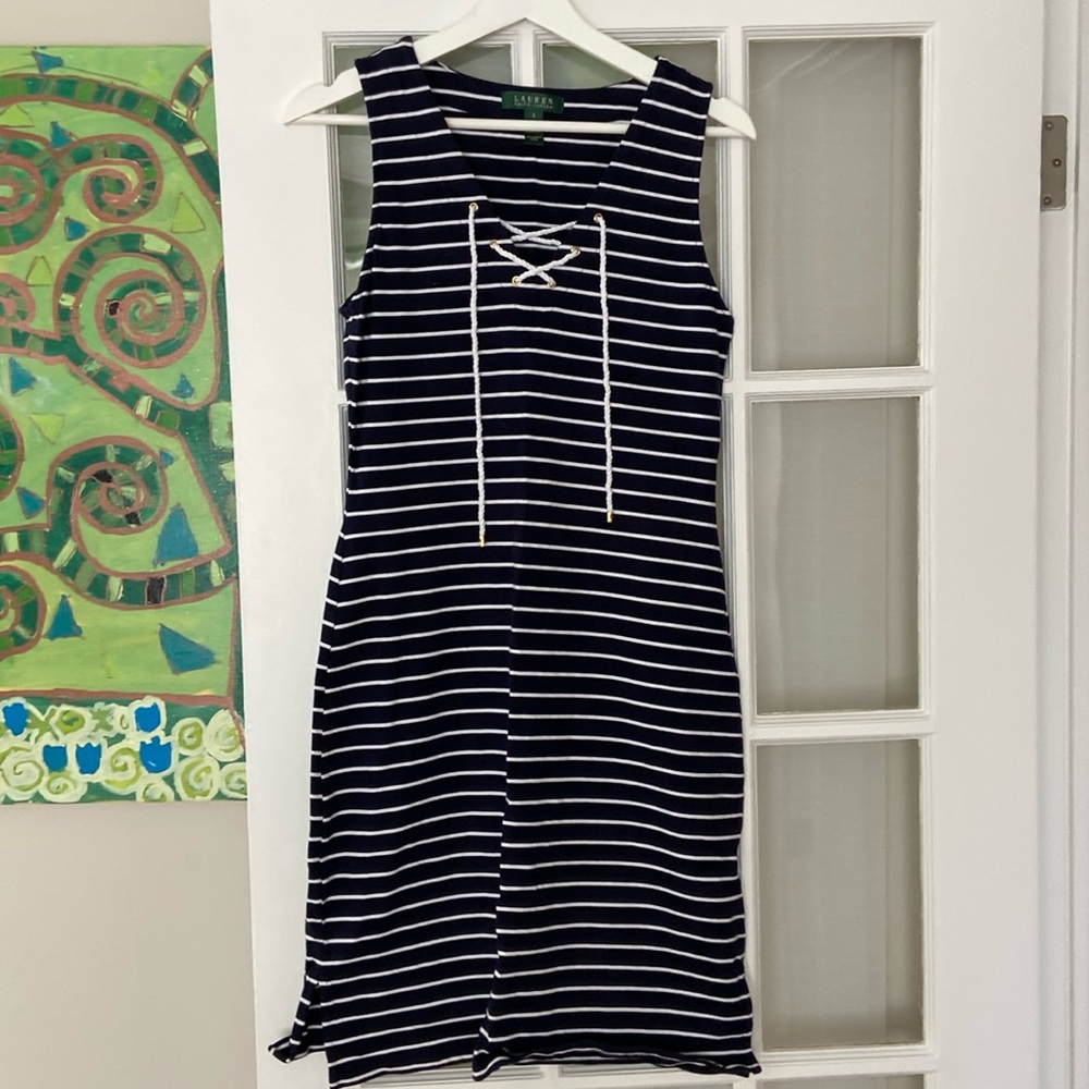 Lauren Ralph Lauren striped dress size small
